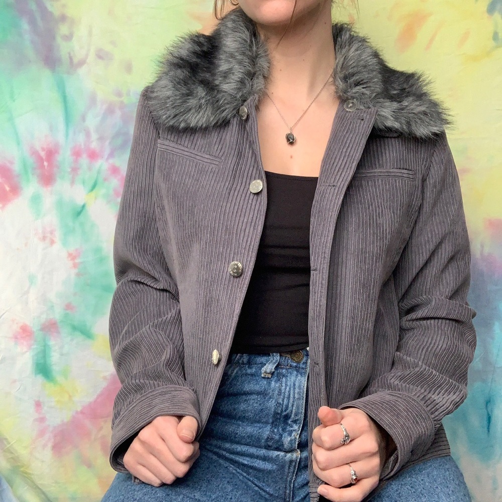 SOLD Fur Collar Jacket